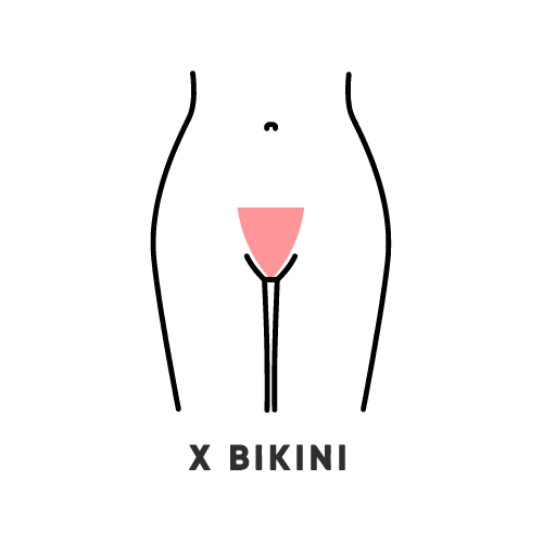 bikini wax diagram