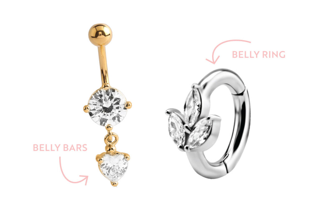 belly piercing jewellery