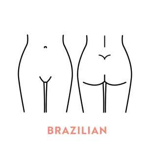 Full Brazilian Wax Diagram