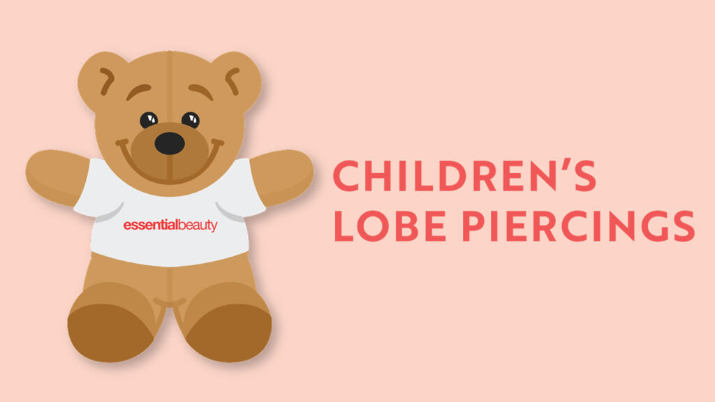 CHILDRENS LOBE PIERCINGS