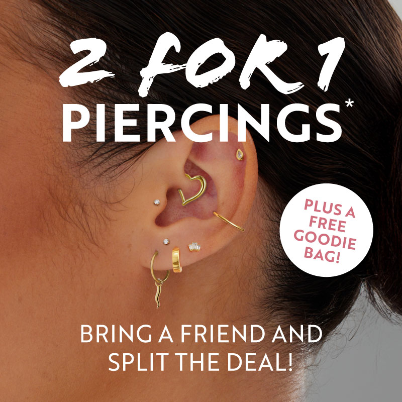 2-for-1 piercing