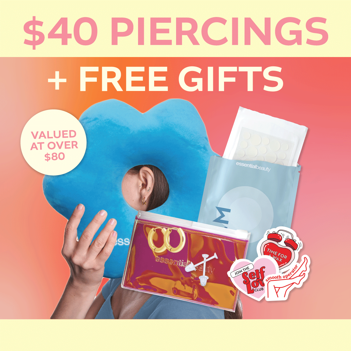 $40 piercings