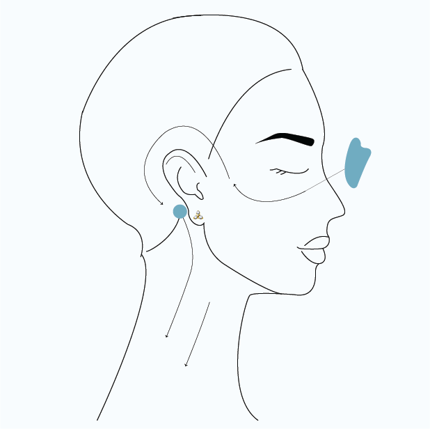 Gua Sha Lymphatic Drainage
